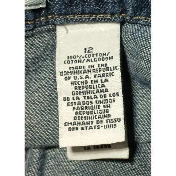 Liz Claiborne Jeans Womens Size 12 Trouser Fit Blue Denim - Picture 7 of 13